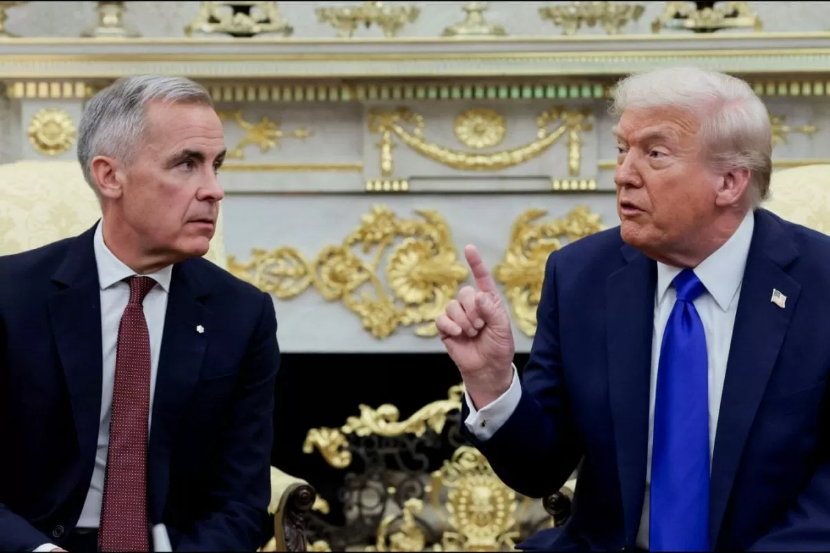 Trump Threatens Canada With 50% Tariff On Aircraft Sold In US As Feud With Mark Carney Escalates