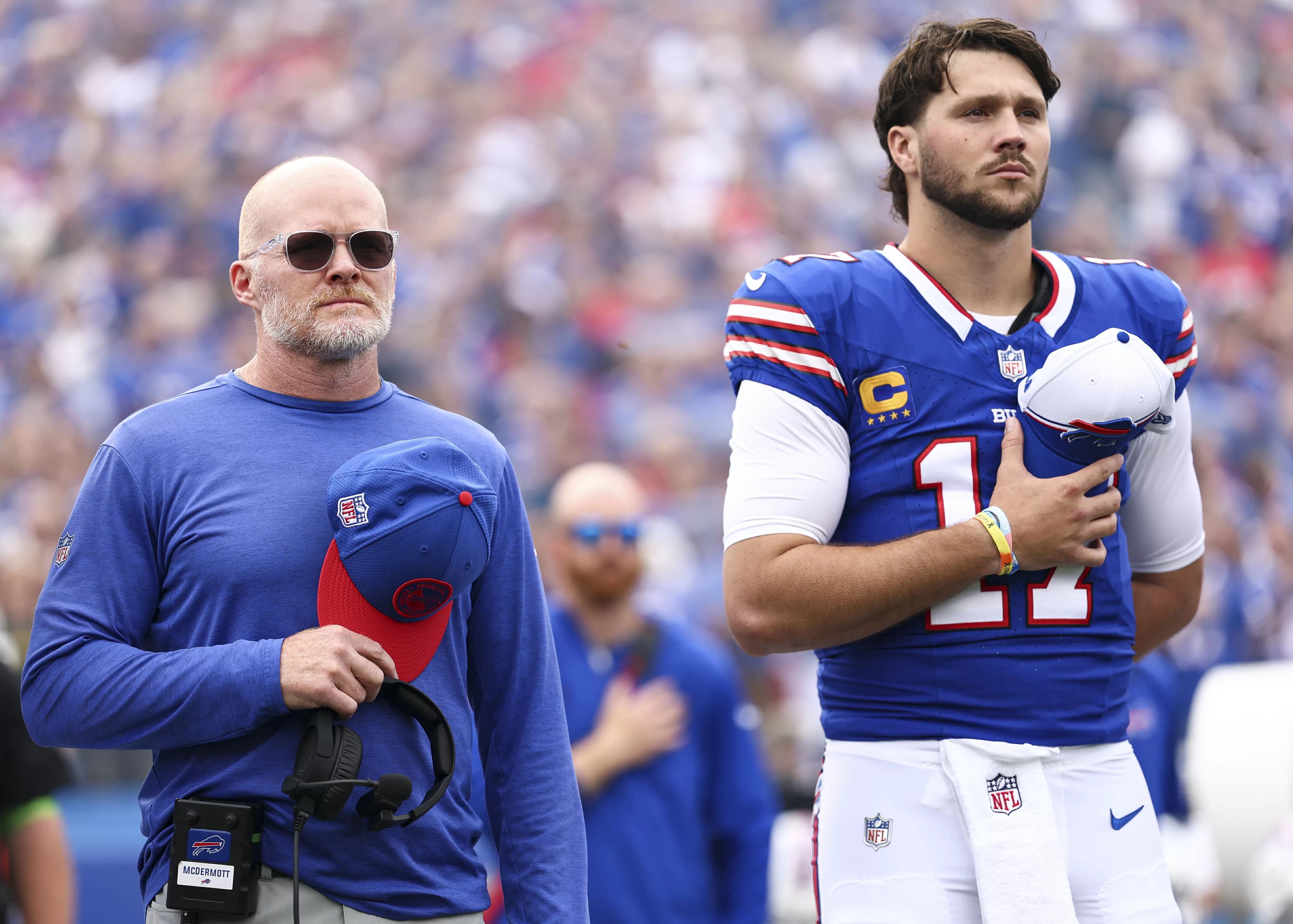Josh Allen Sparks Concern With Silence on Sean McDermott Firing