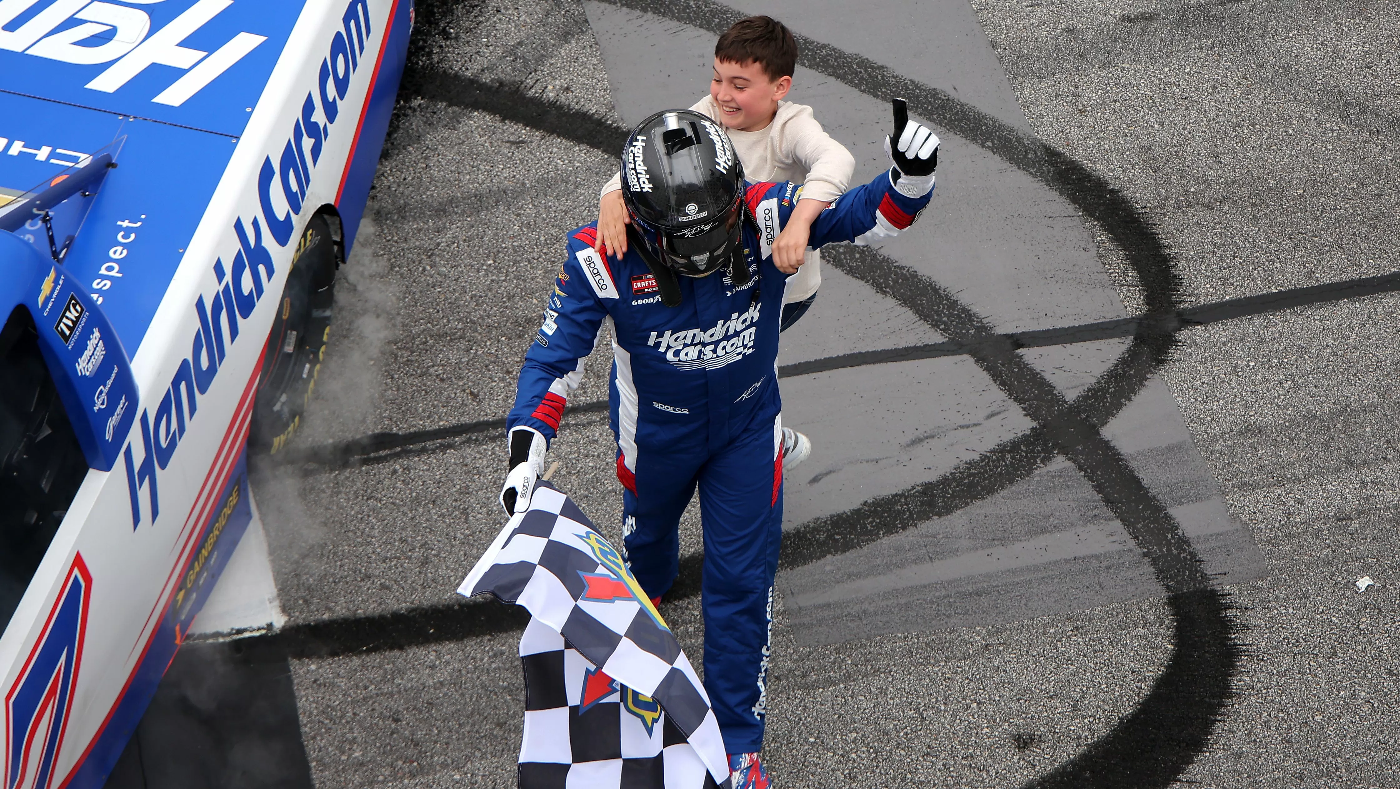 Kyle Busch Wins Truck Series Race at EchoPark Speedway