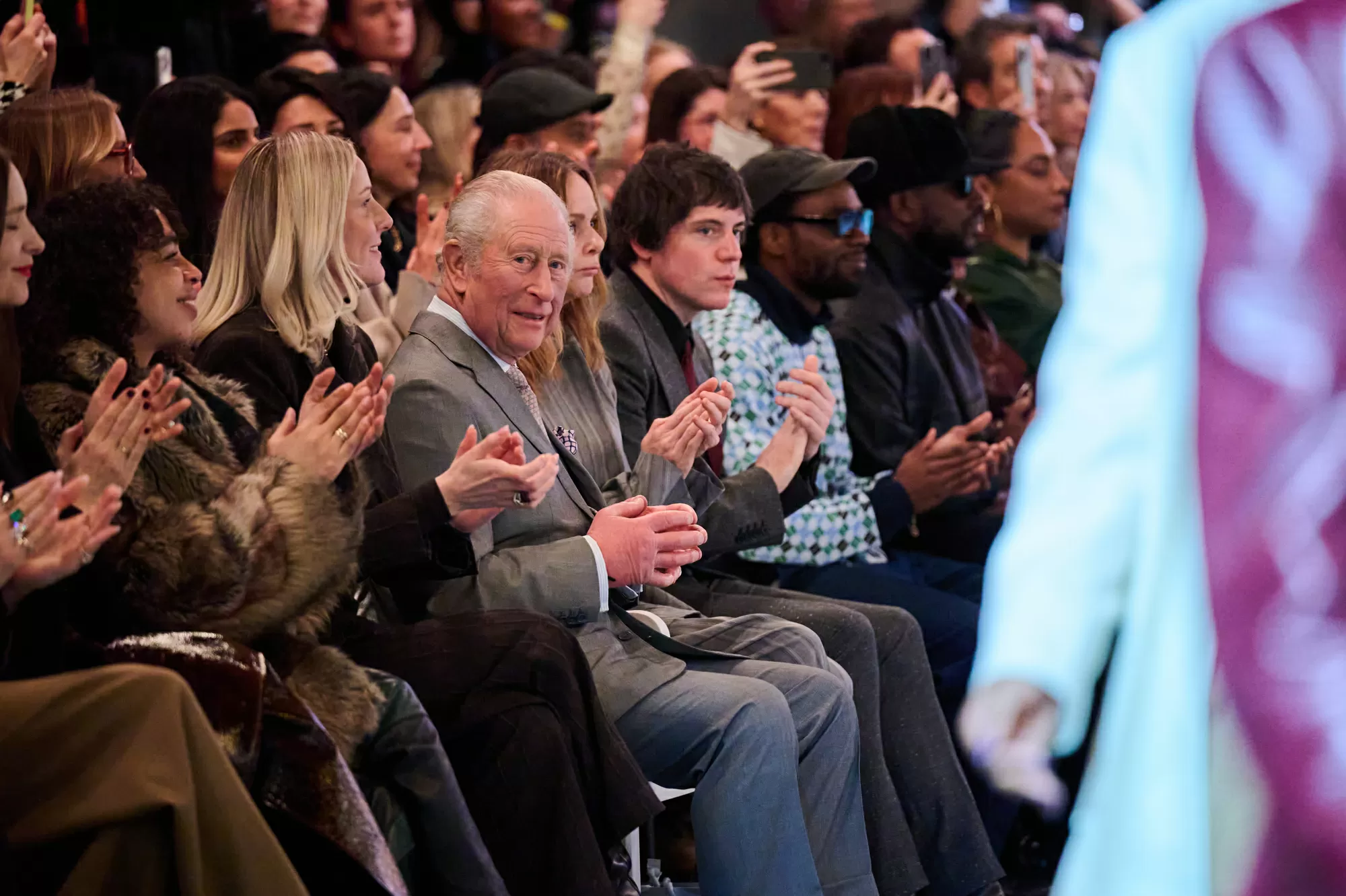 Amid Family Scandal, King Charles III Lends Influence to British Fashion, Attending Tolu Coker’s Show