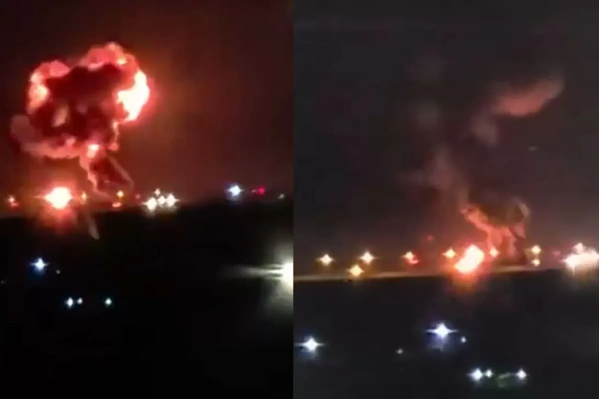 Iran Claims Ali Al-Salem Air Base Hit Again As Fresh Attacks Rock Gulf, Video Shows Black Smoke