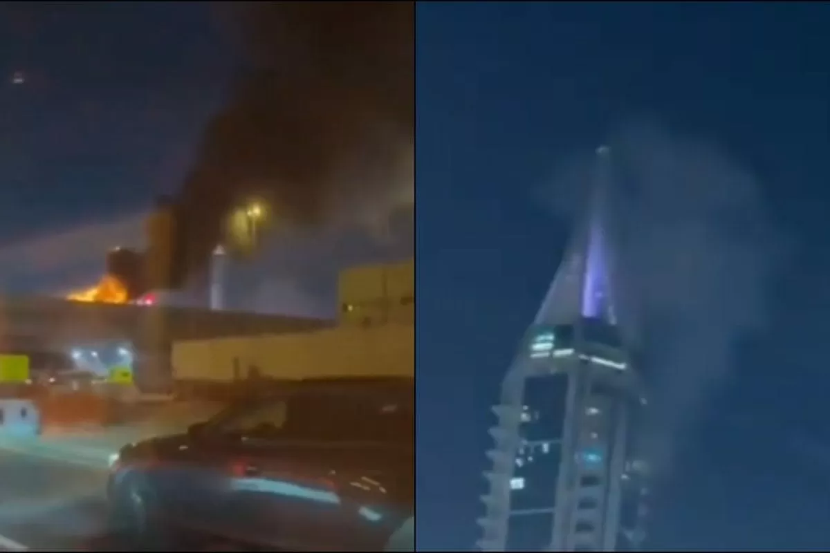 Iranian Drone Hits Dubai’s 23 Marina Tower; Videos Show Fire, Smoke From Upper Floors