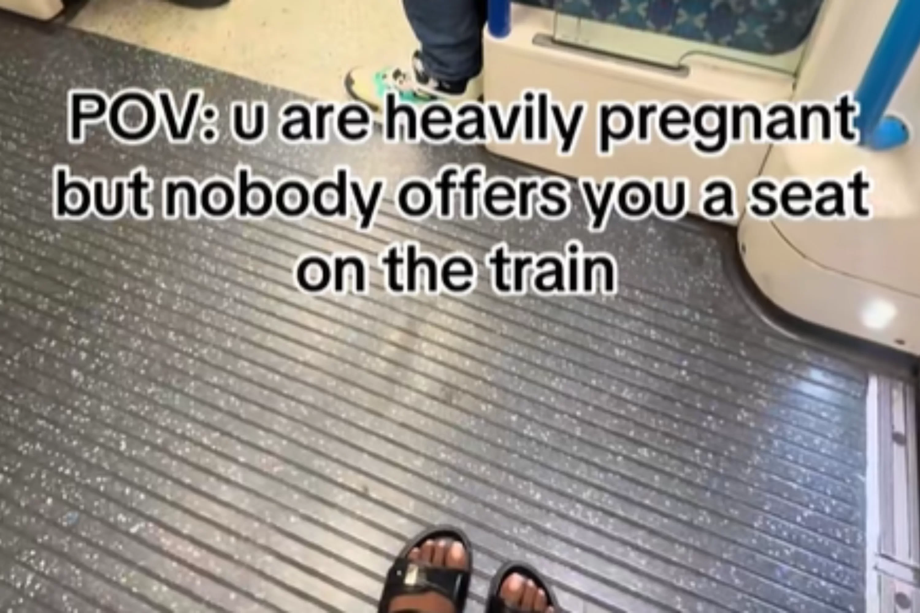 Pregnant Woman Boards Train, Shock at What Other Passengers Do