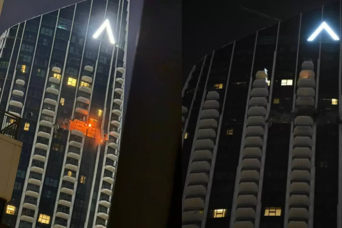 Iranian Drone Strikes Building In Dubai’s Creek Harbour, Residents Evacuated | Video