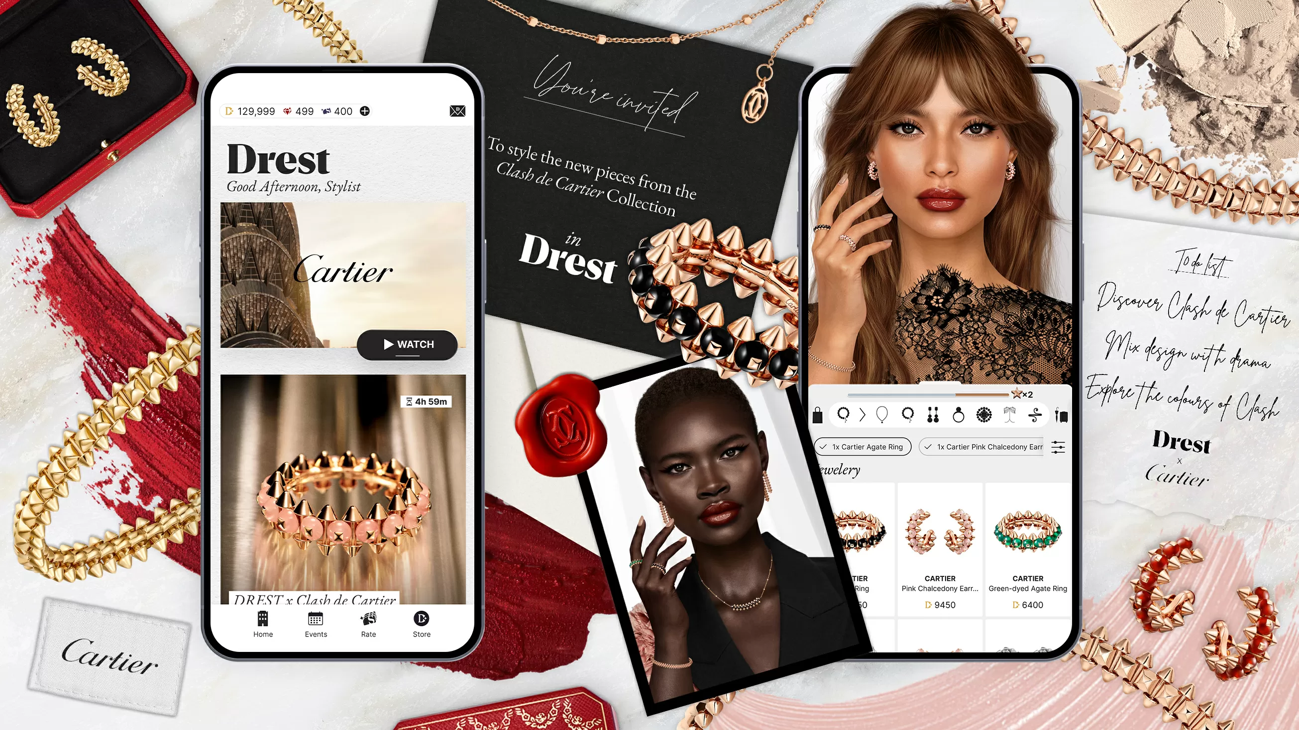 Drest Teams With Cartier on New Game, Styling Challenges