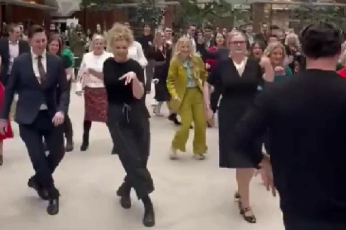 'As World Teeters On Brink Of WW3': Outrage As 40+ UK MPs Filmed Dancing In Parliament | Watch