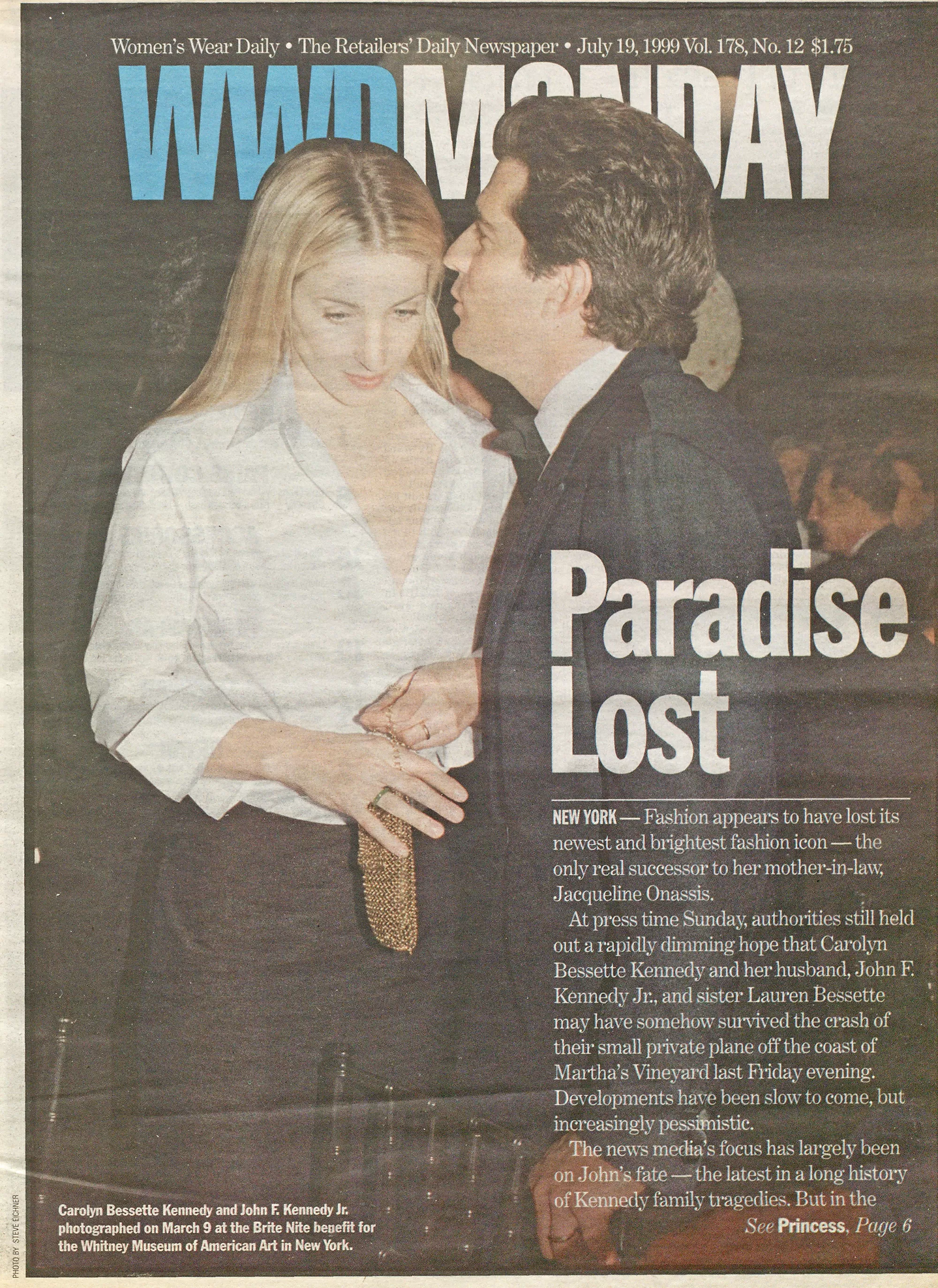 From the Archive: JFK Jr. and Carolyn Bessette Kennedy’s Paradise Lost
