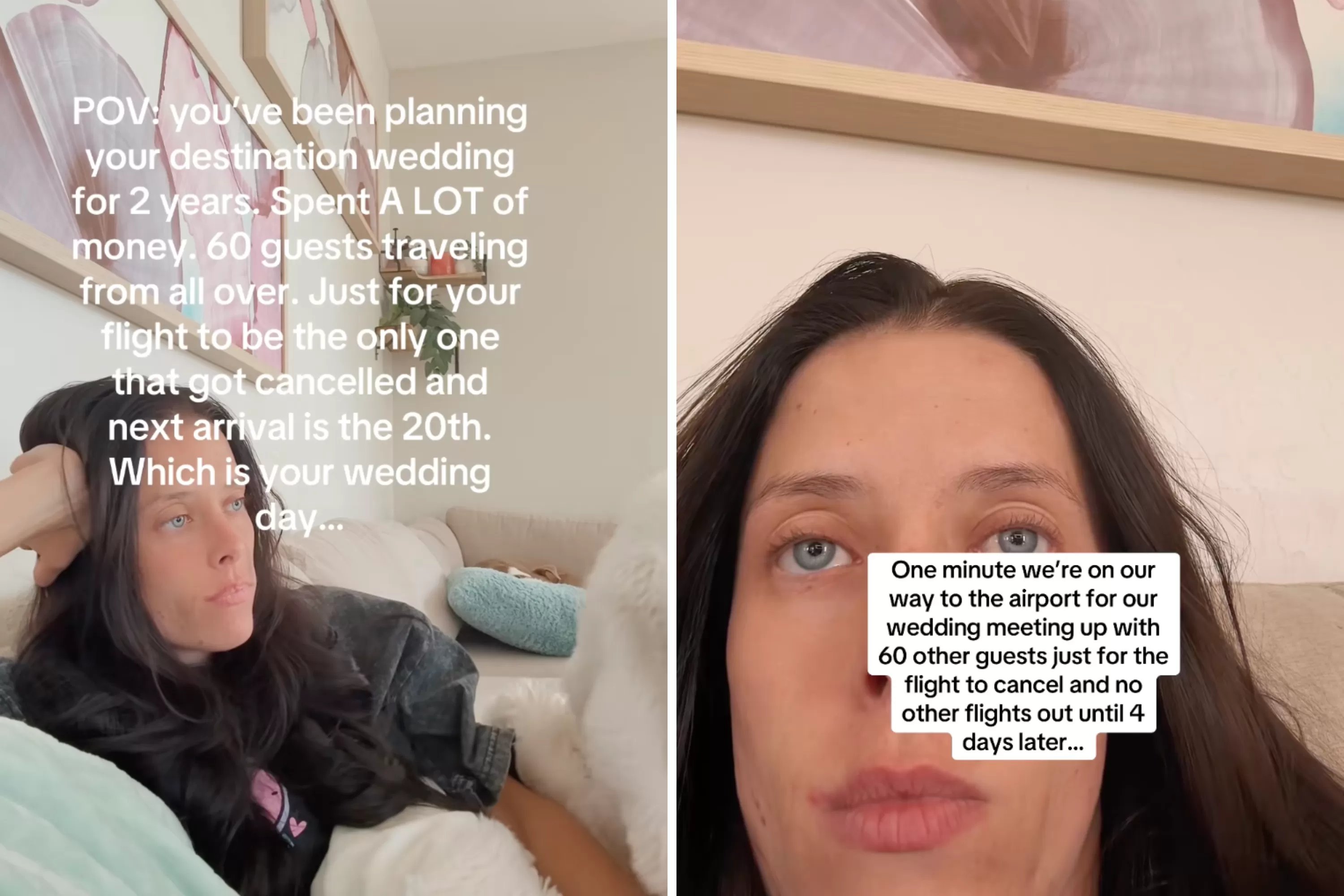 60 Guests Arrive at Destination Wedding—Then Bride Gets Flight Alert